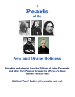 Pearls of the New and Divine Holiness
