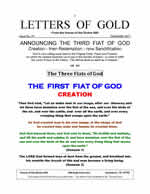 letters of gold